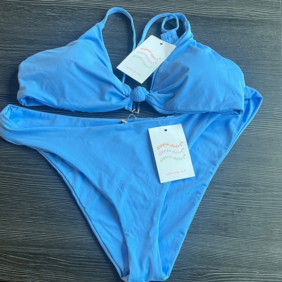 Dippin' Daisy's | Swim | Dippin Daisys Sky Blue Bikini Set | Poshmark